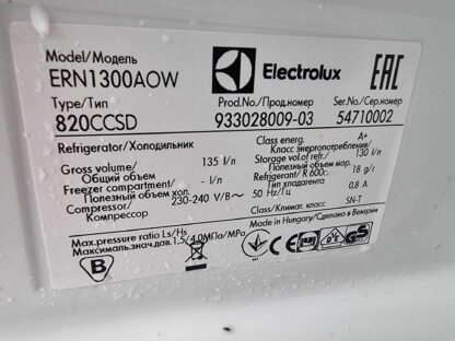 Integreeritav külmik Electrolux ERN1300AOW - Image 3