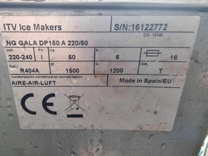 Jääkuubikumasin ITV NG GALA DP150 A - Image 3