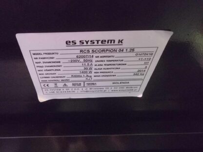 Klaasustega külmik ES SYSTEM RCS SCORPION 04 1,25 - Image 4