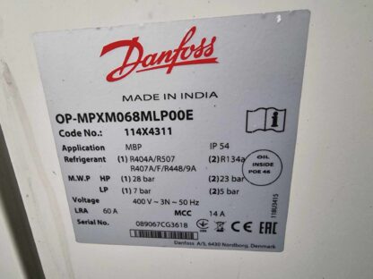 Agregaat Danfoss Optima OP-MPXM068MLP00E/114X4311 - Image 2