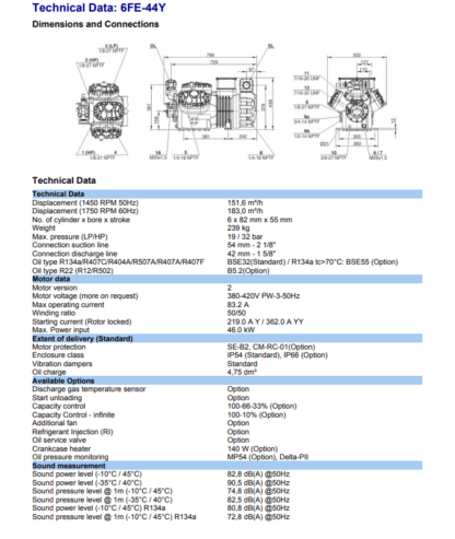 Kompressor Bitzer 6FE-44Y - Image 5