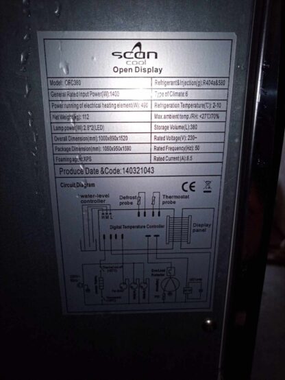 Külmvitriin Scancool  OFC380 - Image 6