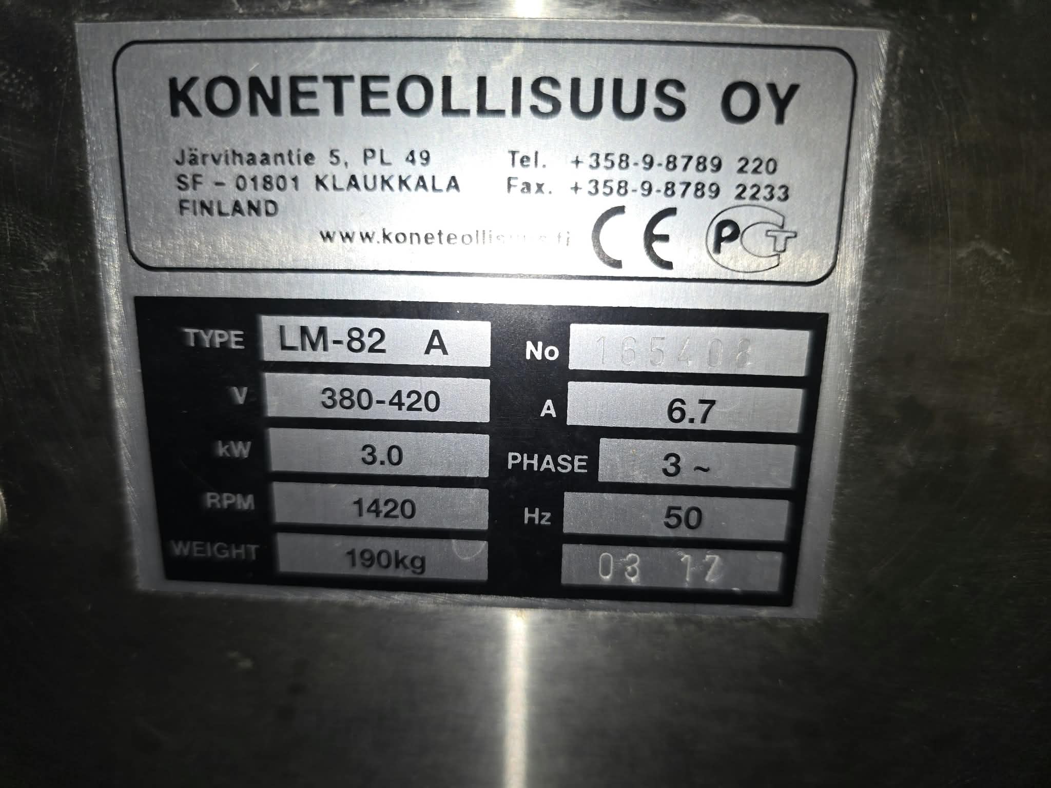 Automaatne lihahunt/hakklihamasin KT LM-82/A - Pilt 11