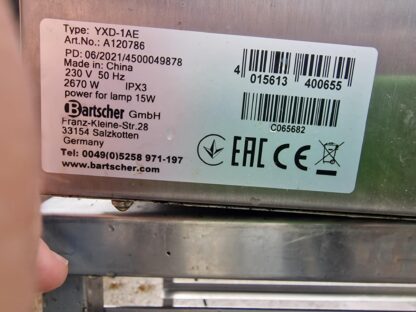 Konvektsioonahi Bartscher YXD-1AE - Image 3