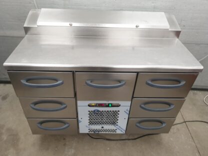 Pizza külmtöölaud Metos Proff2 STH1200-GN3x2-MGH - Image 7