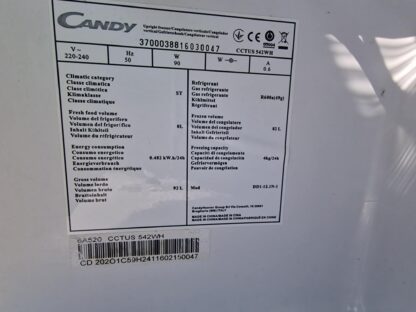 Sügavkülmkapp letialune Candy CCTUS542WH - Image 2