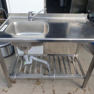RST Roostevaba laud Metos koos suure valamu,Orase segisti ja sodisõelaga 1200×650×900