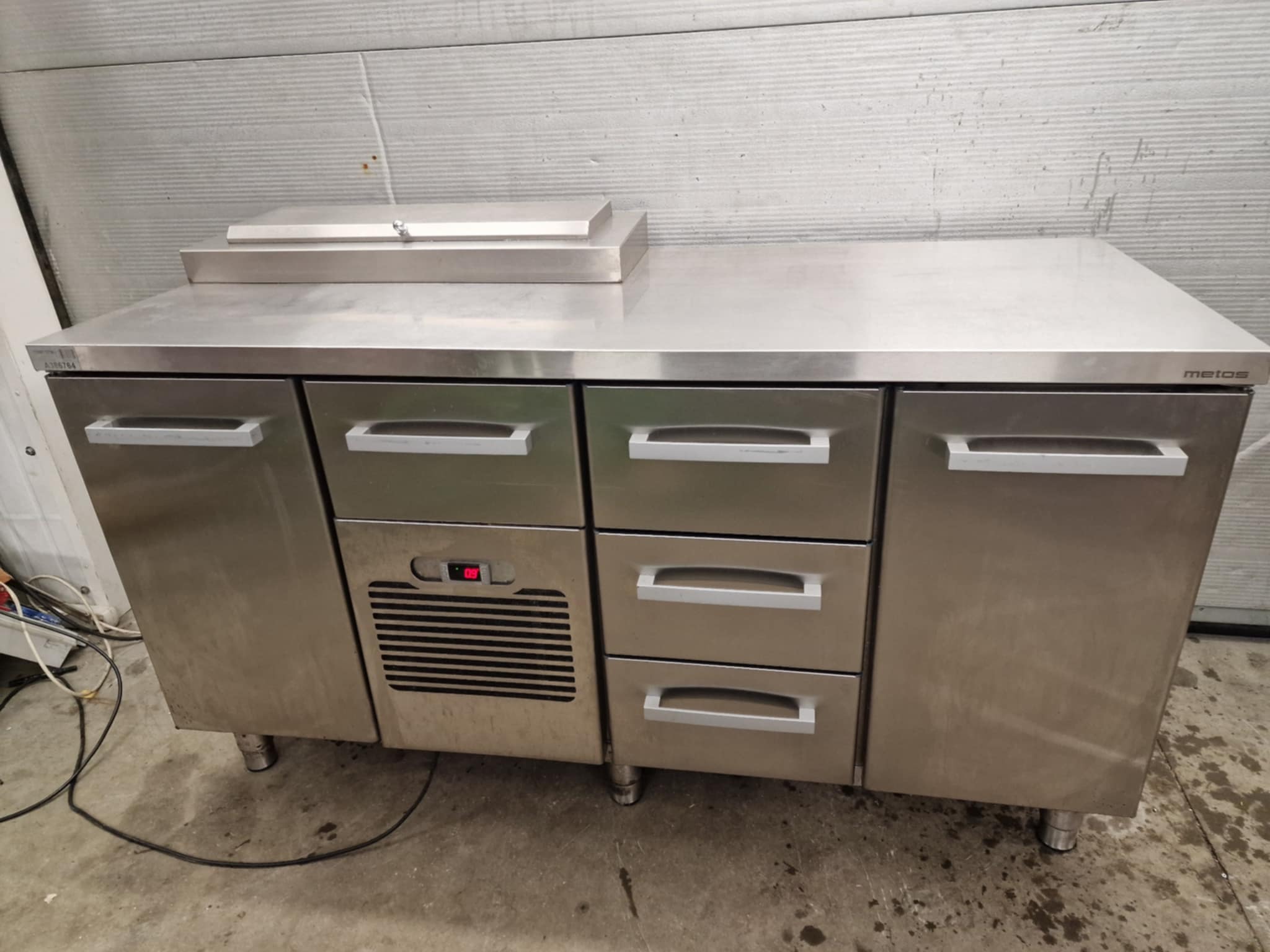 Külmtöölaud/pizza külmtöölaud Metos Classic ST  1600×650×900   2020 a. mudel