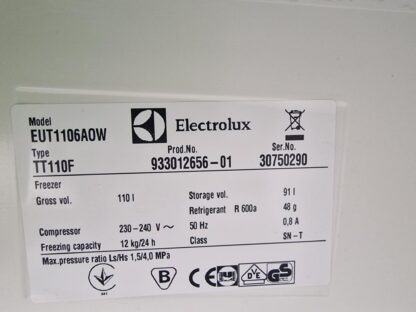 Sügavkülmkapp Electrolux  EUT1106AW2 (TT110F) - Image 2
