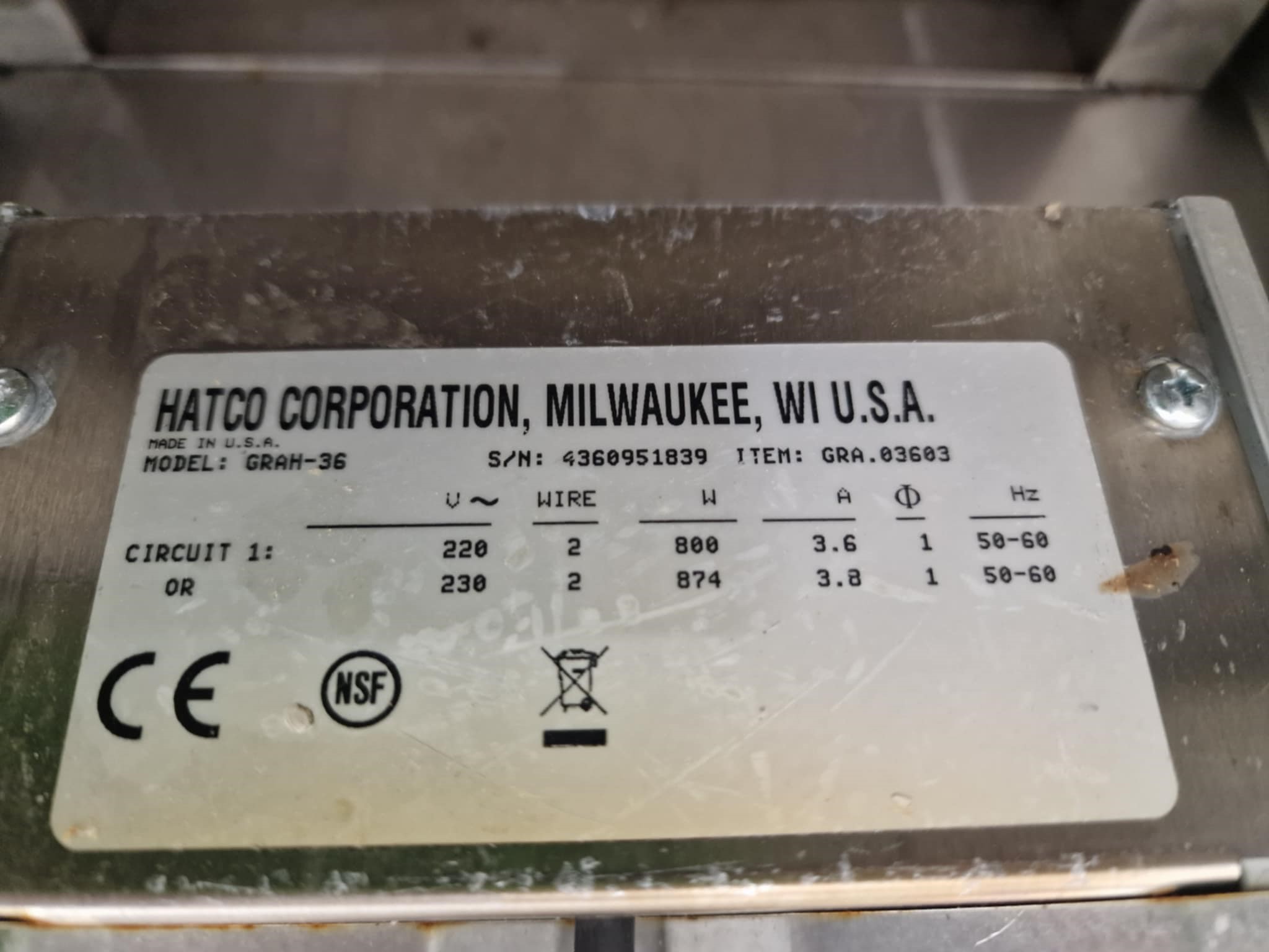 Lauapealne riiul koos kuumalambiga Hatco GRAH-36 2160×300×270 - Image 4