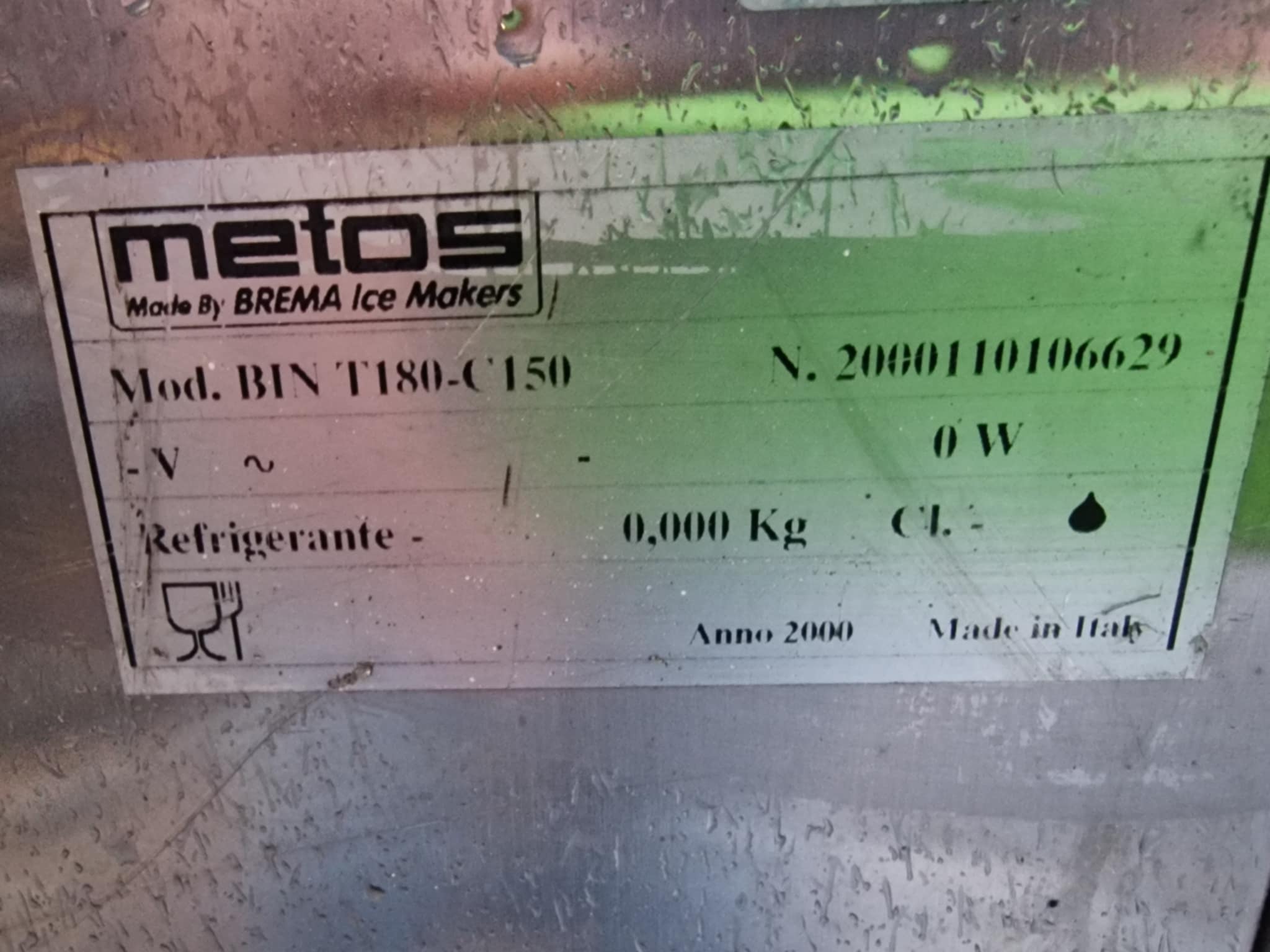 Jääkuubikumasin BREMA Metos C150A-Q + jääbunker Metos BIN T-180 - Image 4