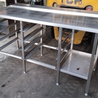 Nõudepesumasina jätkulaud koos korvide siinidega  1600×750×900