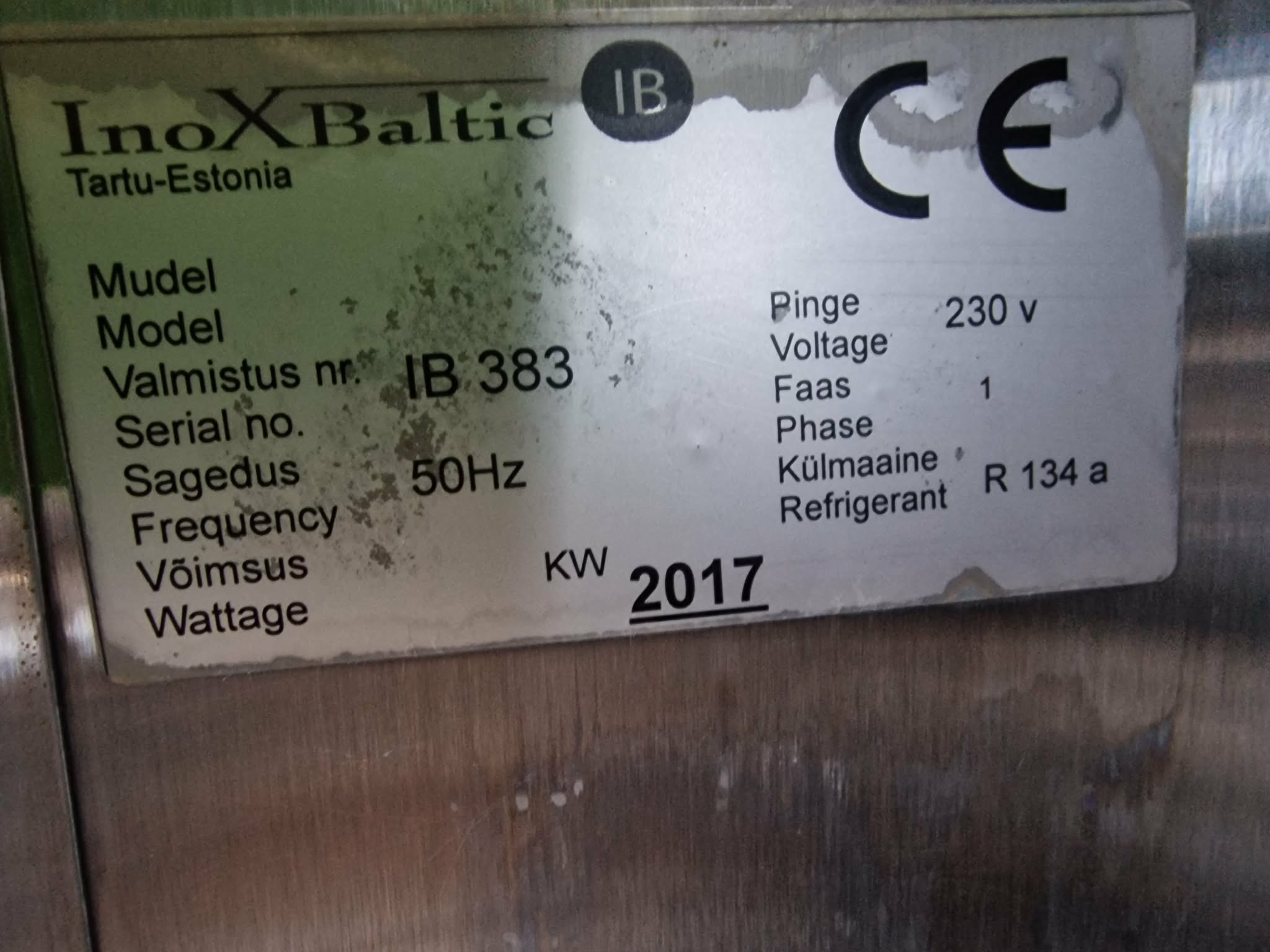 Külmlaud Inox IB383 / TSK-804 - Image 2