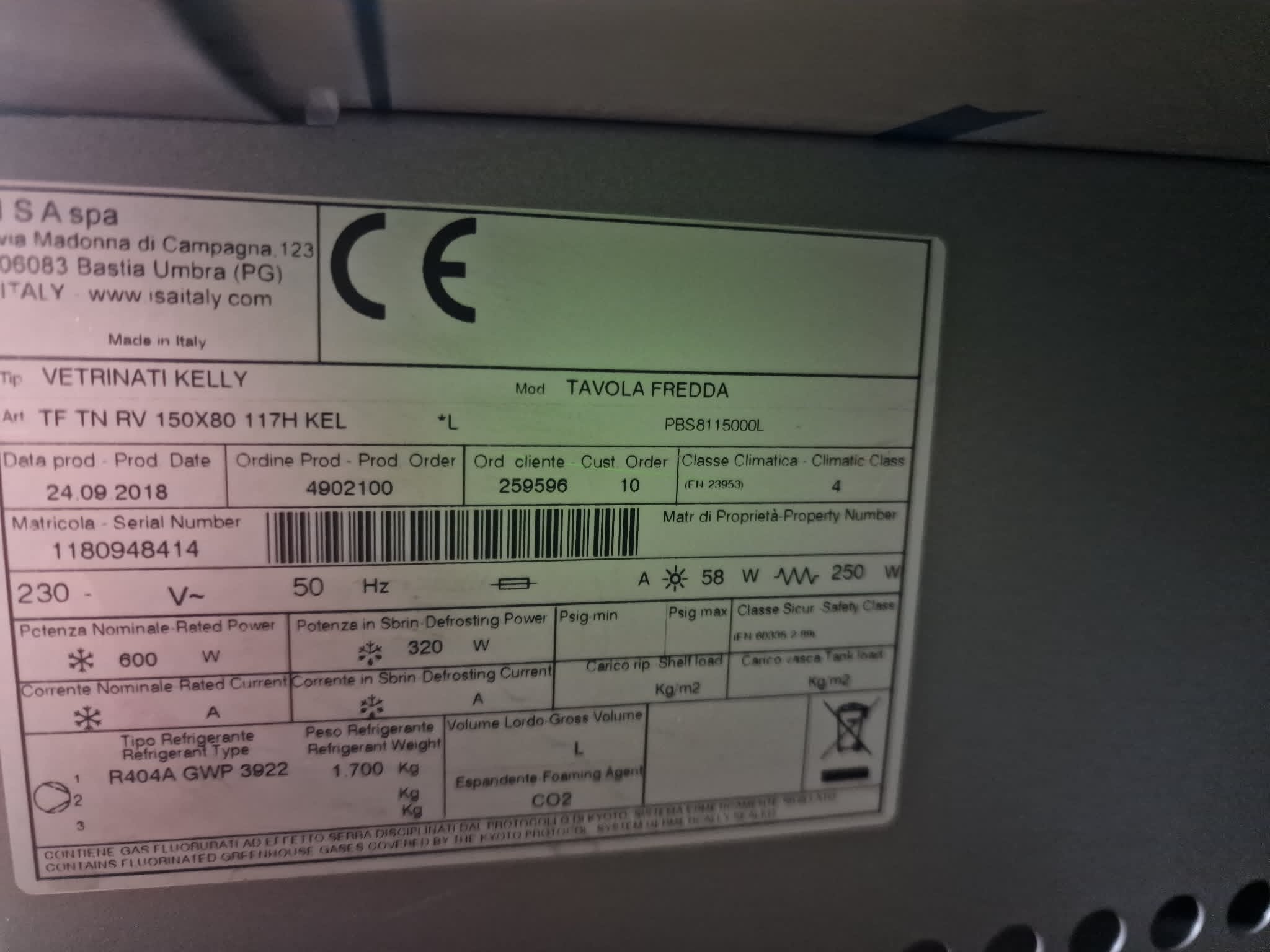 Šokolaadi/kookide külmvitriin ISA KELLY - Image 14