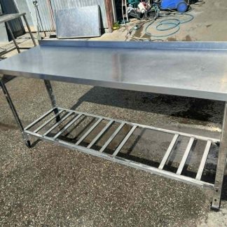 RST Roostevaba laud koos alusriiuliga 1800x600x900