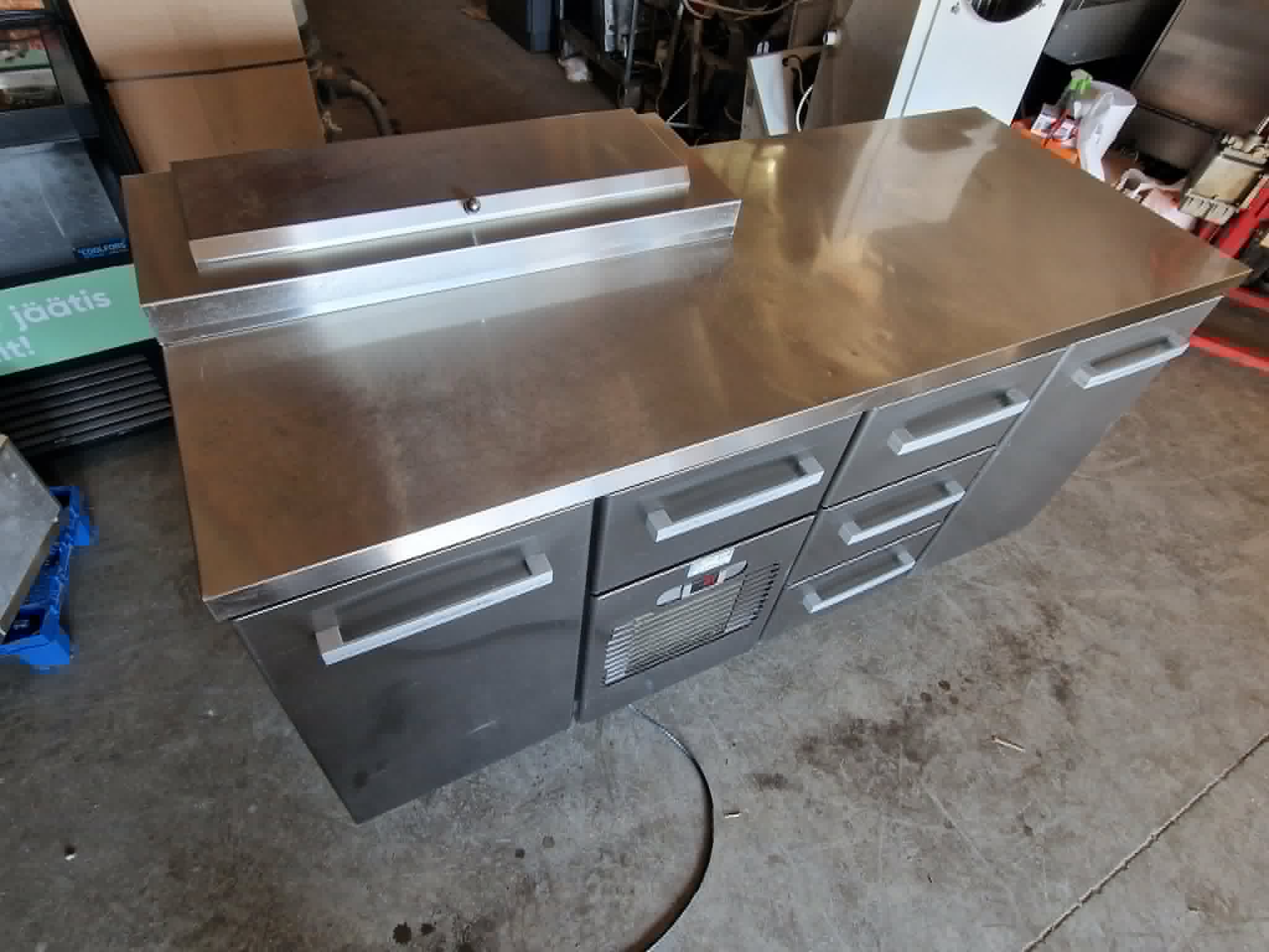 Külmtöölaud/pizza külmtöölaud Metos Classic ST 1600×650×900 2020 a. mudel - Image 7