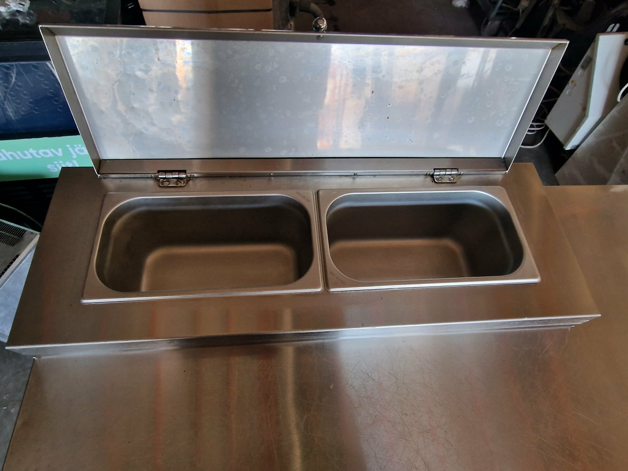 Külmtöölaud/pizza külmtöölaud Metos Classic ST 1600×650×900 2020 a. mudel - Image 4