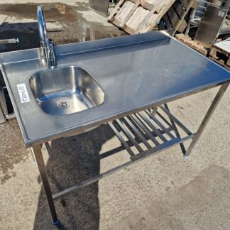 RST Roostevaba laud koos valamu,alusriiuli ja segistiga 1300×650×900