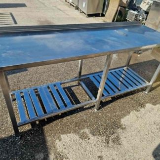 RST Roostevaba laud koos alusriiuliga 2000×620×900