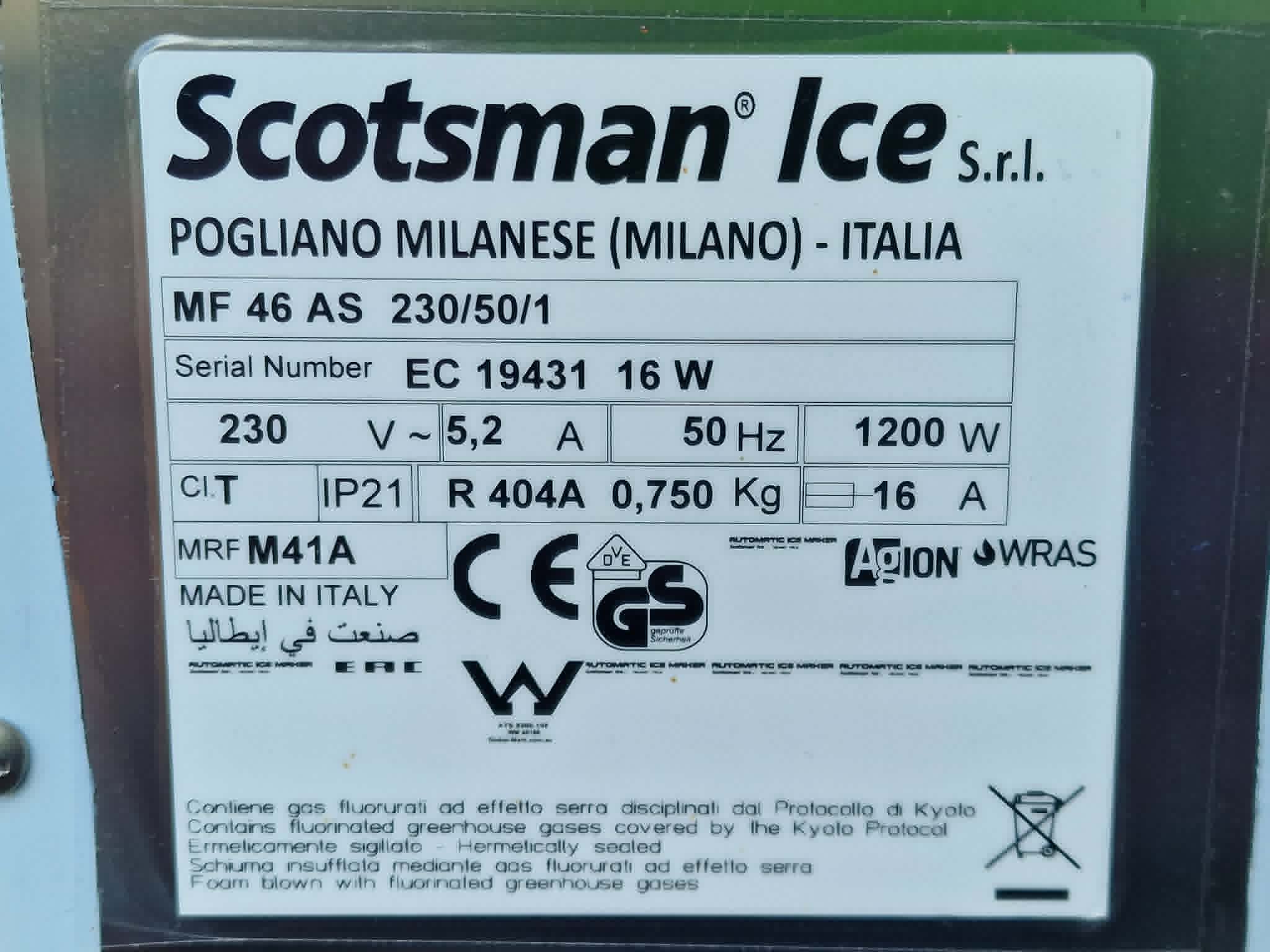 Jääpurumasin Scotsman MF46AS koos bunkr iga RB400 - Image 7