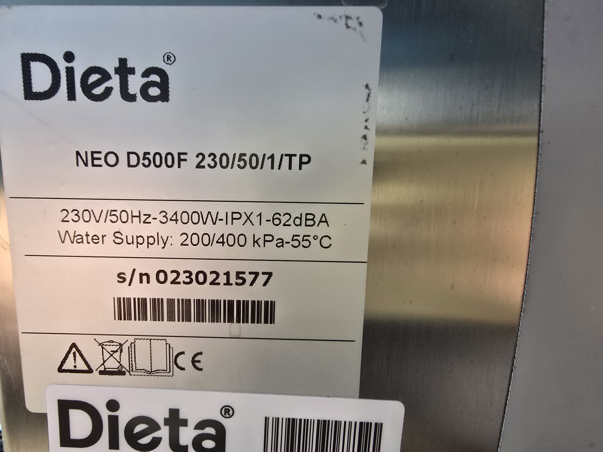 Nõudepesumasin Dieta NEO D500F 230V - Pilt 5