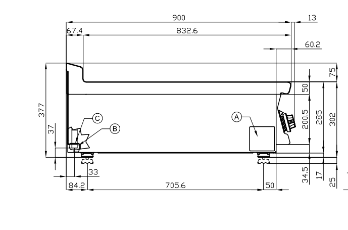 Grillplaat Lotus FTLT-94ET 7,5kw - Pilt 2