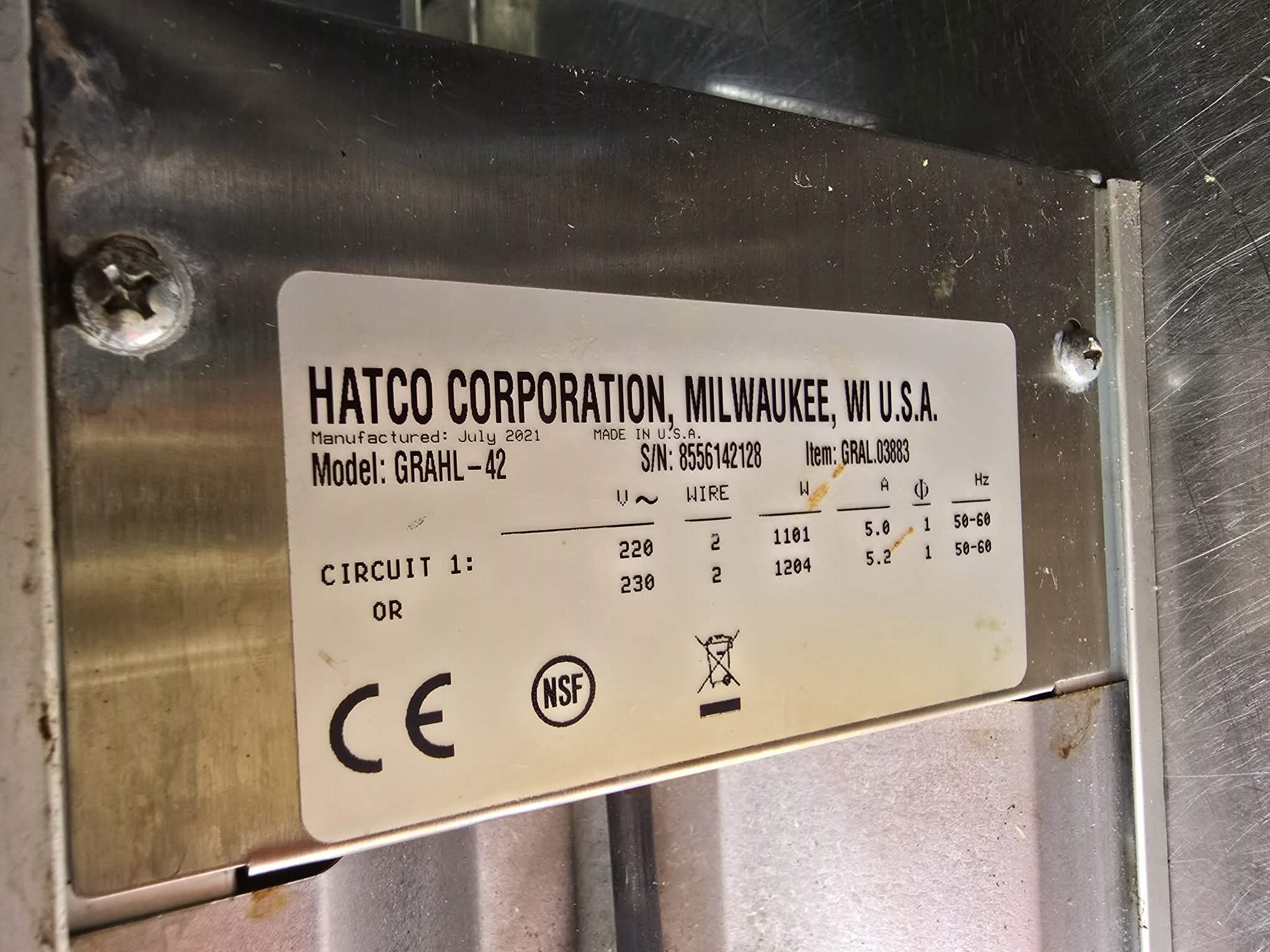 Infrapuna toidusoojendi Hatco GRAHL-42 - Pilt 3