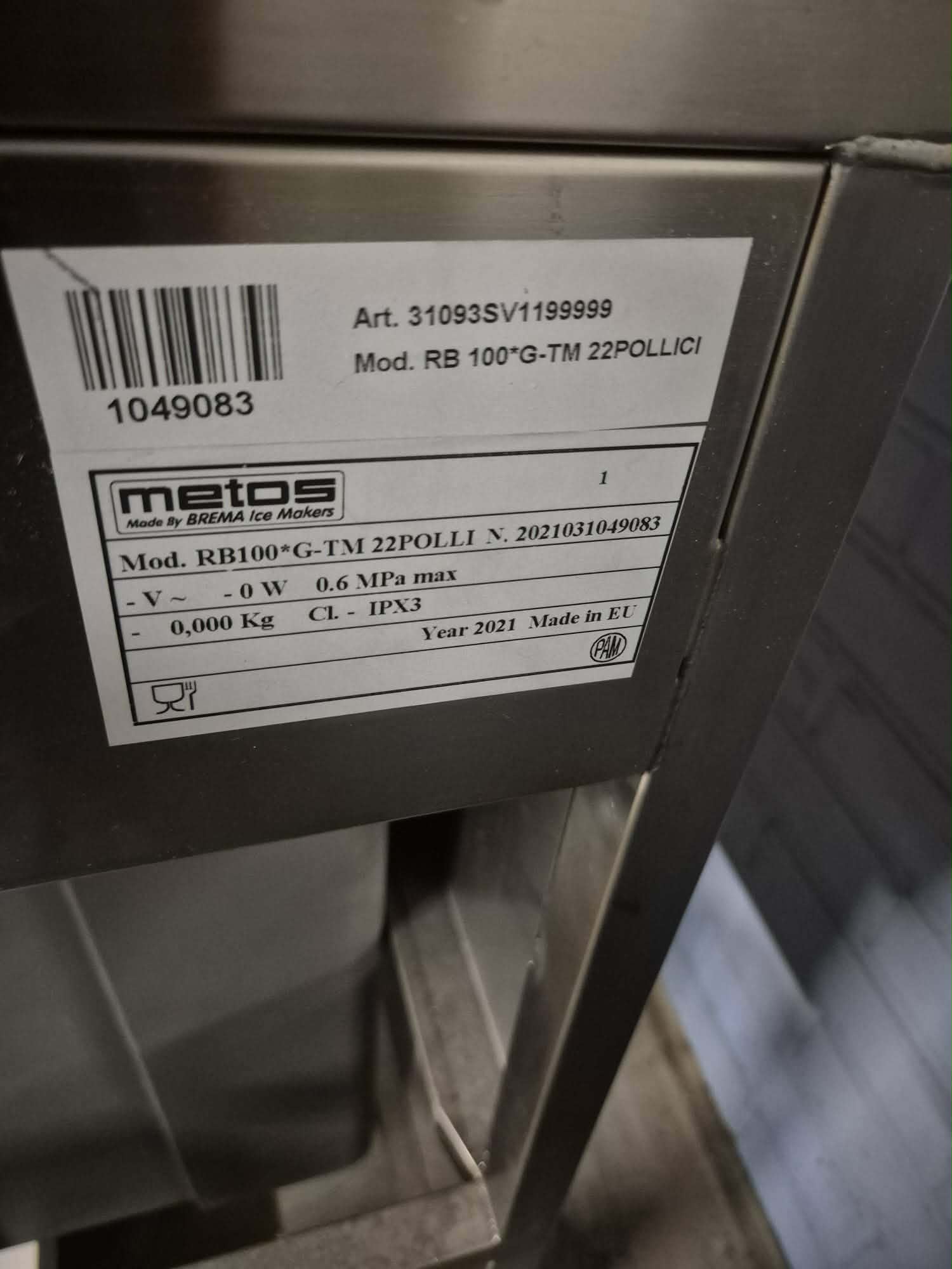 Jääpurumasin Metos G 510A HC ja bunker RB100G 2021a. mudel - Pilt 3