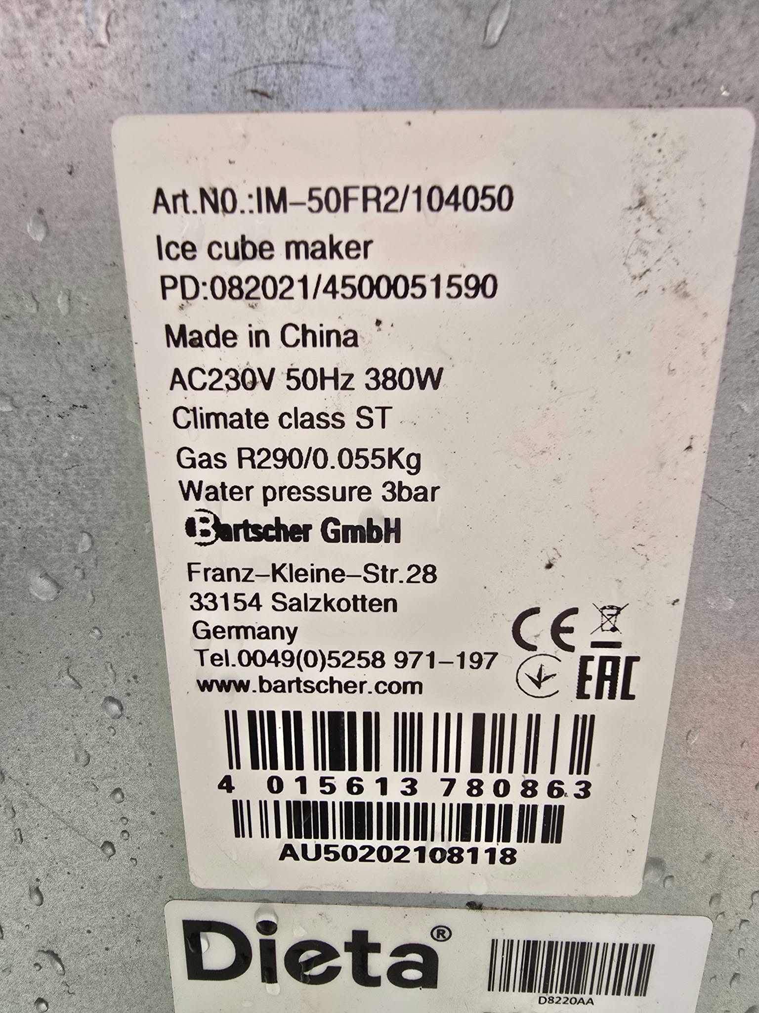 Jäämasin Barscher C50 - Pilt 4